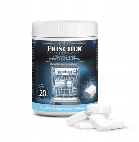 Изображение Tabletki do czyszczenia zmywarek Frischer 20szt