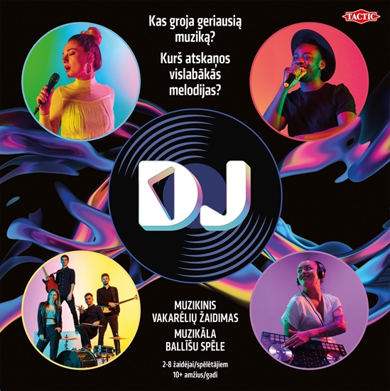 Picture of Tactic Boardgame DJ Music Game: POP Music (in Latvian and Lithuanian lang.)
