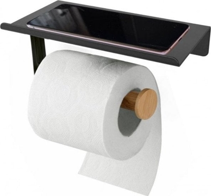 Picture of Tadar UCHWYT NA PAPIER TOALETOWY Z PÓK TADAR TD-4981 CZARNY