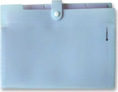 Picture of Tadeo Trading Teczka z 5-ma przegródkami A4 PENMATE PP-105 pastelowa - niebieska