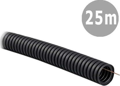 Изображение Tadpol TADPOL Rura elektroinstalacyjna 16/11mm peszel karbowany czarny z pilotem RKGSP 750N 25mb