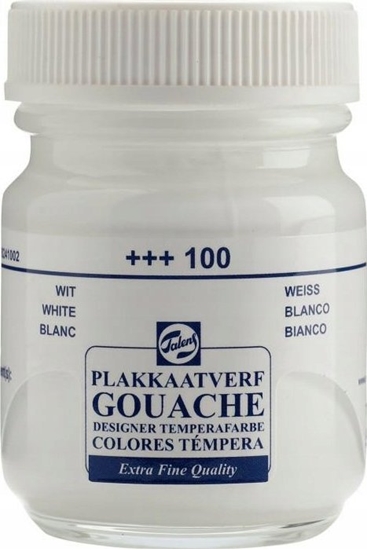 Изображение Talens Talens Gouache Extra Fine Quality Bottle White 100