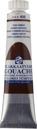 Picture of Talens Talens Gouache Extra Fine Quality Tube 20 ml Raw Umber 408