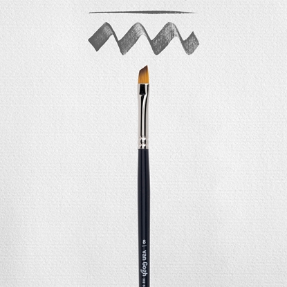 Picture of Talens Van Gogh Oil & Acrylic Brush Series 302 No. 8