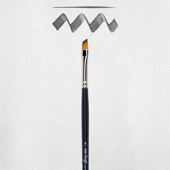 Picture of Talens Van Gogh Oil & Acrylic Brush Series 302 No. 8