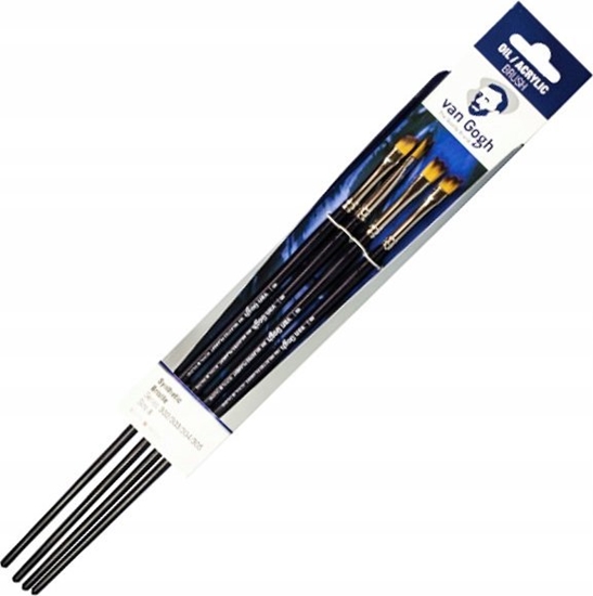 Picture of Talens Van Gogh Oil & acrylic brush set | series 302-303-304-305 no. 8