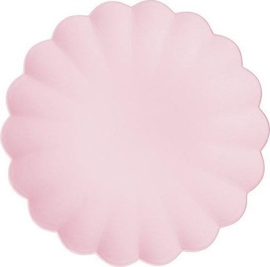Picture of Talerzyki plastikowe róowe 22x22cm 4szt