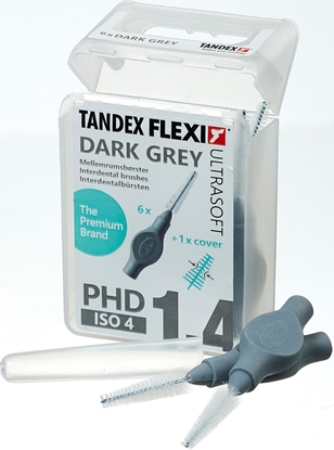 Picture of Tandex Tandex ( 6 szt.) Flexi Ultra Soft Dark Gray 3,00- 6,00 mm trapered