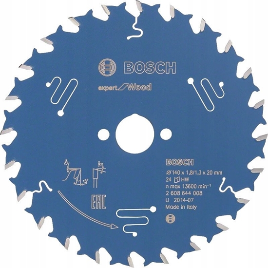 Picture of Griešanas disks Bosch 2608644008; 140x20 mm; Z24