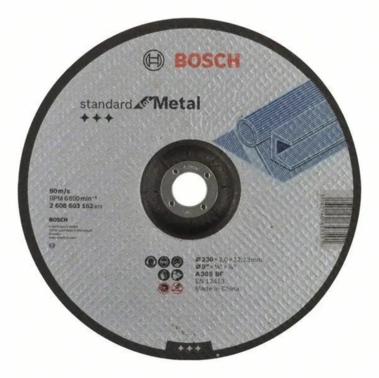 Picture of Abrazīvais griešanas disks Bosch Standard for Metal 2608603162; 230x22,23 mm