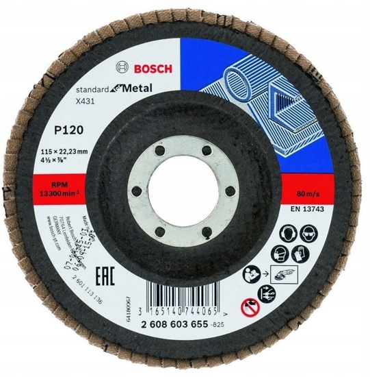 Picture of TARCZ/LISTK,X431WYG, 115x22.23mm, G120