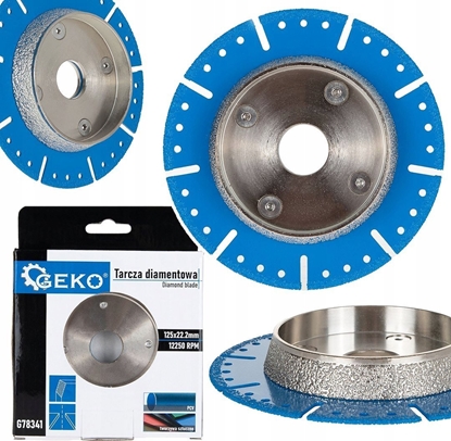 Attēls no Tarcza diamentowa do cicia i fazowania rur PCV 125mm (50)