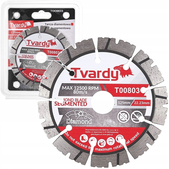 Picture of Tarcza diamentowa Segmentowa 125x12x22.23mm (50)