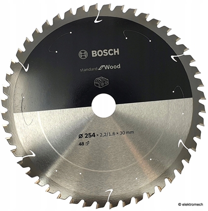 Attēls no Griešanas disks Bosch 2608842239; 254x30 mm; Z48