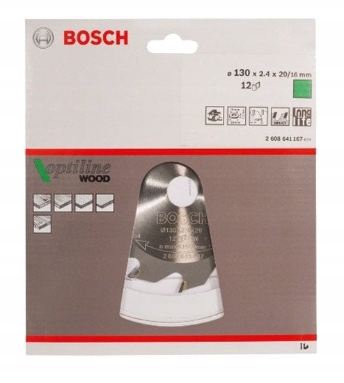 Изображение TARCZA PILARSKA OP WO H 130x20-12