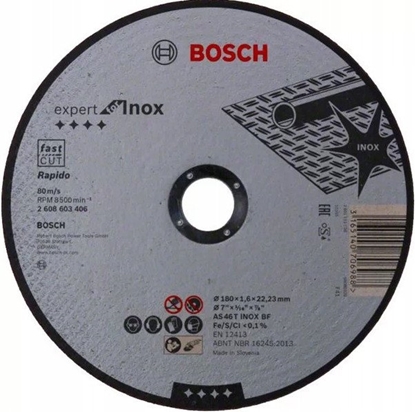 Изображение TARCZA TNCA MPP INOX 180X1,6MM PR