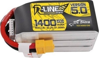 Picture of Tattu Akumulator Tattu R-Line 5.0 1400mAh 22.2V 150C 6S1P XT60