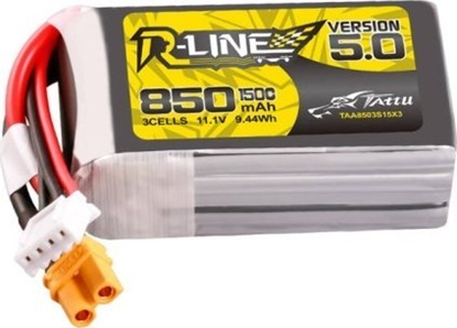 Attēls no Tattu Tattu R-Line Wersja 5.0 850mAh 3S 11.1V 150C XT30U-F