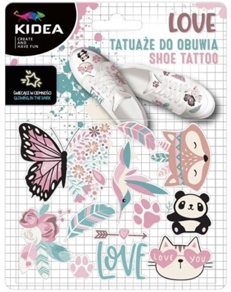 Picture of TATUAZ DO OBUWIA SWIEC W CIEMN LOVE 140X175 KIDE