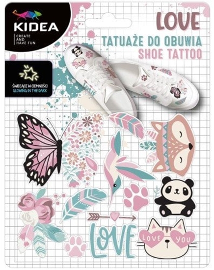 Picture of TATUAZ DO OBUWIA SWIEC W CIEMN LOVE 140X175 KIDE