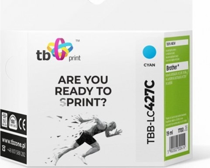 Attēls no tb print Tusz do Bczerwonyher MFC-J5955DW TBB-LC427C 100% nowy cyan