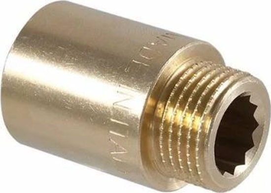 Picture of TDM BRASS 105M 01150 EXTENSION M/M - 1IN X 150 MM