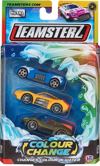 Picture of Teamsterz Colour Change die-cast bil - 3 pak