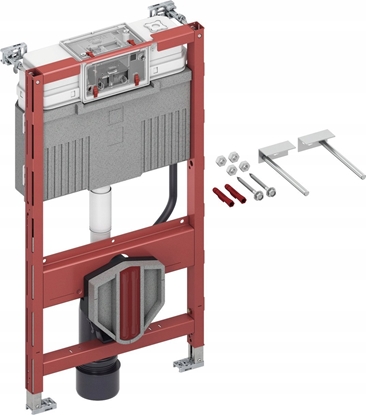 Изображение Tece TECEprofil - uniwersalny stela podtynkowy do WC ze spuczk podtynkow uruchamian z góry lub od przodu, wysoko 980 mm