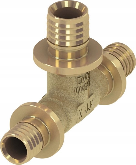 Изображение Tece Trójnik redukcyjny mosiny 20 x 25 x 20mm (760521)