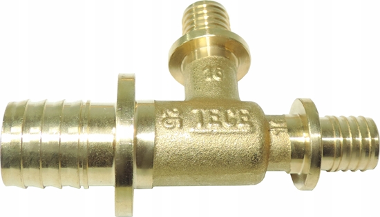 Изображение Tece Trójnik redukcyjny mosiny 25 x 16 x 16mm (760516)