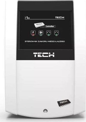 Attēls no Tech Modu zaworu mieszajcego i-1m (obsuga: 1 siownik; modu rozszerzajcy do sterownika gównego) biay