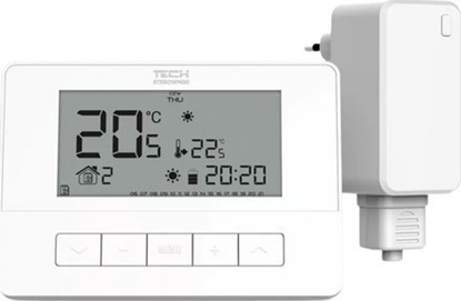 Attēls no Tech Regulator pokojowy bezprzewodowy, dwustanowy T-4.2 biay STT-4.2WH