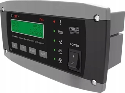 Attēls no Tech Sterownik do kota z podajnikiem tokowym ST-37nRSH czarny