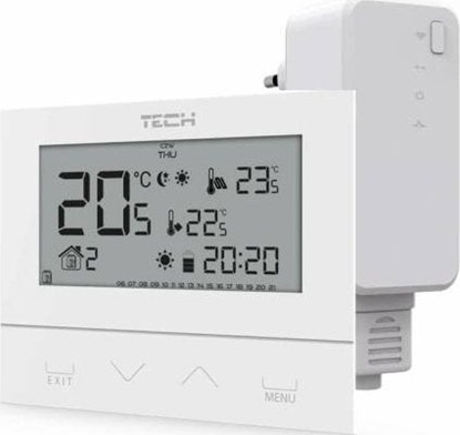 Attēls no Tech Sterownik ST-292V2 pokojowy bezprzewodowy dwustanowy (3 mm szko) biay