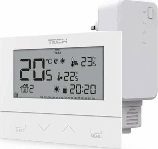 Picture of Tech Sterownik ST-292V2 pokojowy bezprzewodowy dwustanowy (3 mm szko) biay