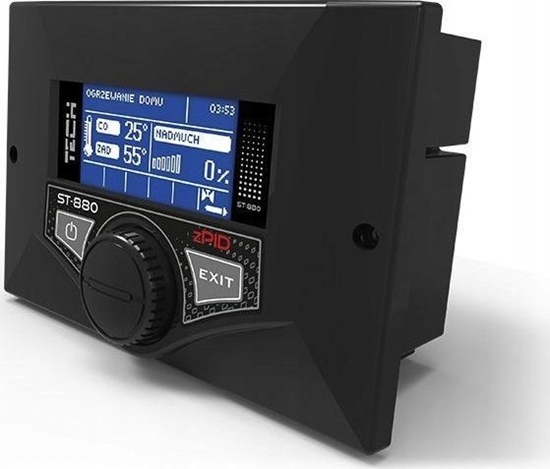 Picture of Tech Sterownik ST-880 zPID do kota zasypowego czarny