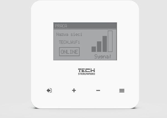 Picture of TECH Sterowniki Bezprzewodowy extender biay EX-01 Tech Sterowniki