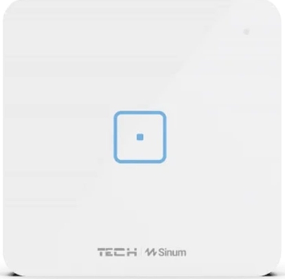 Picture of TECH Sterowniki Bezprzewodowy wcznik jednopolowy biay WS-01 Tech Sterowniki