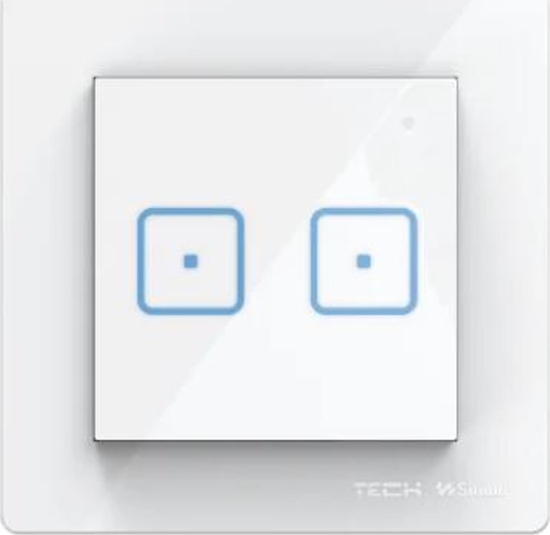 Picture of TECH Sterowniki Przewodowy wcznik dwupolowy biay FS-02M Tech Sterowniki