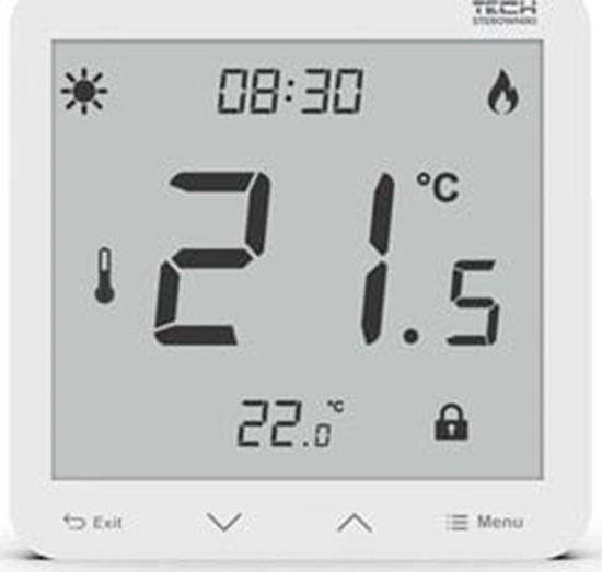 Picture of TECH Sterowniki Sterownik ST-297ZV3 pokojowy dwustanowy podtynkowy zasilany z sieci biay