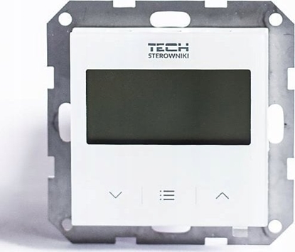 Attēls no Tech Tech regulator przewodowy, pokojowy F-12B do listwy L-X i L-12 dedykowany do systemów ramkowych 55mm, biay STF-12BWH