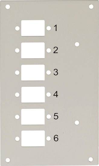 Picture of Techly Panel przedni do przecznicy Techly 109801 na 6 adapterów