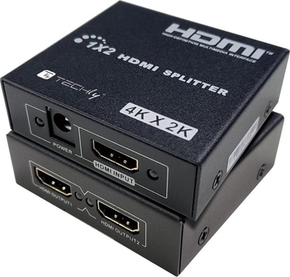 Picture of Techly Techly Splitter HDMI 1x2 4K*30Hz Aktywny Rozdzielacz HDMI