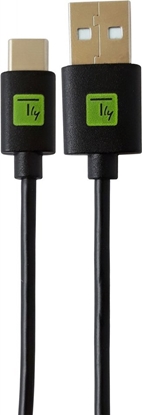 Picture of Techly Techly USB2.0 Kabel ST Typ-A - ST Typ-C schwarz, 0,1m
