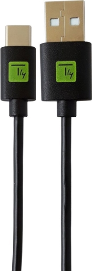 Picture of Techly Techly USB2.0 Kabel ST Typ-A - ST Typ-C schwarz, 0,1m