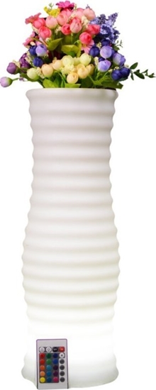 Picture of Techly Techly Wazon na kwiaty z podwietlaniem LED RGB i pilotem