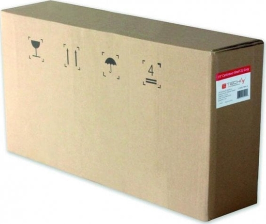 Изображение TECHLY Wysuwana póka na klawiatur do szafy Rack 19inch 2U 400mm Czarna