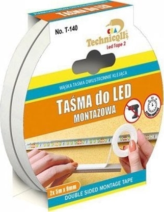 Изображение Technicqll TAMA MONTAOWA DO LED 2*5M*9MM (1 SZT)
