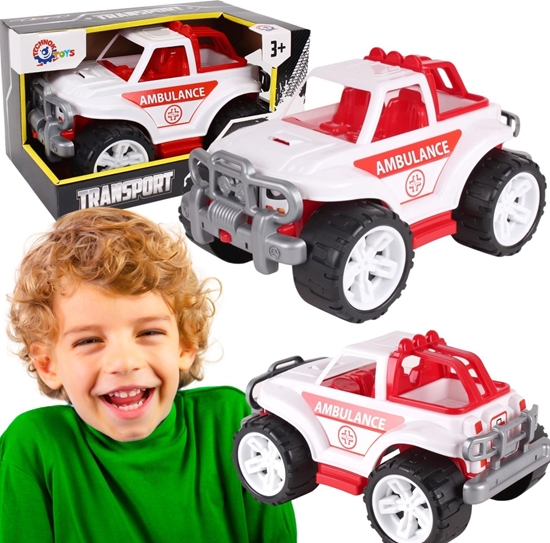 Picture of Technok TERENOWY POJAZD AMBULANS TERENÓWKA POGOTOWIE RATUNKOWE JASNE KOLORY