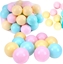 Изображение Technok Zestaw Plastikowych Pieczek Kulki Kolorowe Do Basenu 30 Sztuk Pastelowe